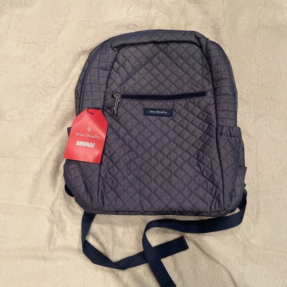 Vera Bradley Backpack, Moonlight Navy main image 6
